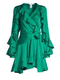 PatBO - Ruffle Wrap Dress at Saks Fifth Avenue